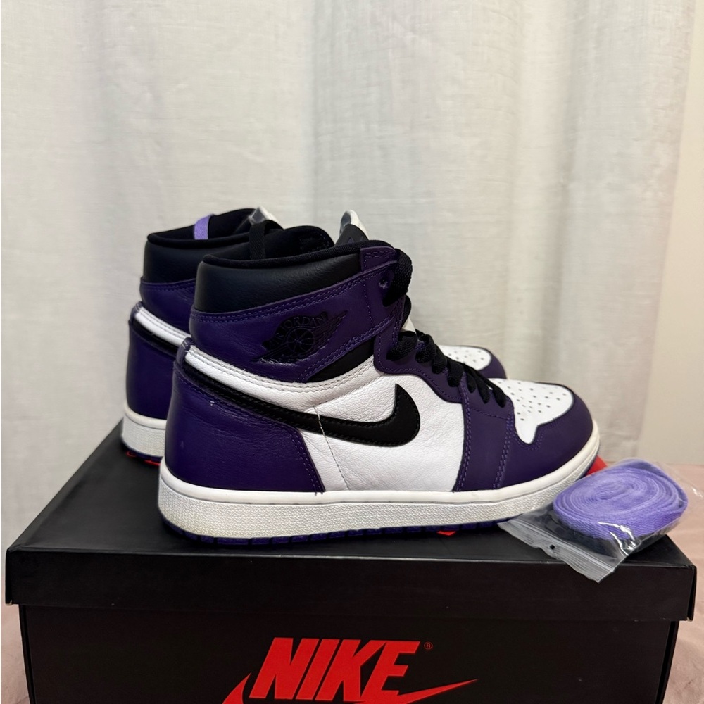 Nike Purple and White High-Tops